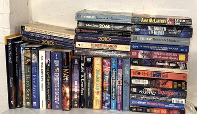 Lot of; 40 Paperback Science Fiction Books