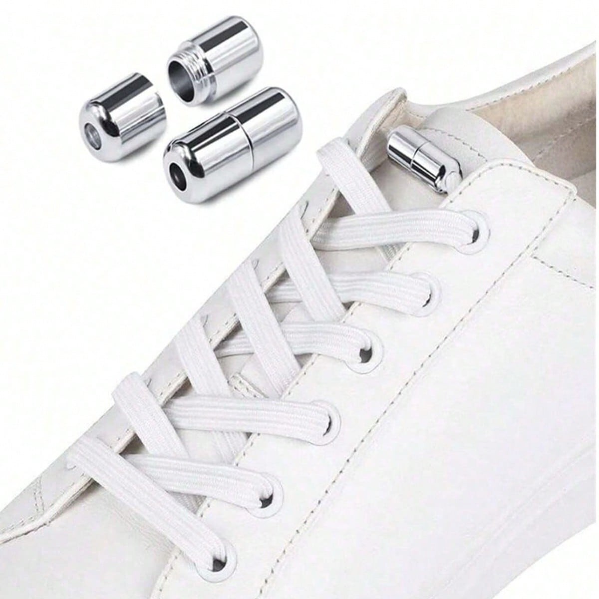 10pcs Alloy Shoe Buckles - Metal Knot-Free Loafers Lace Accessories