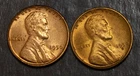 1950 PS  Wheat Cents 2 Coins BU   Lot Y3226
