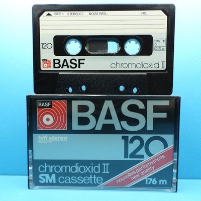   1x BASF Chromdioxid II 120 * IEC II Type 2 * Cassette Kassette кассета * 1979