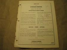 Evinrude  3034 3035 Partslist  omc parts catalog