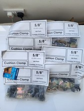 5/8" Cushion Clamp Pipe Support – Pack of 10 – Steel Rubber Lined (1 Pack Only)