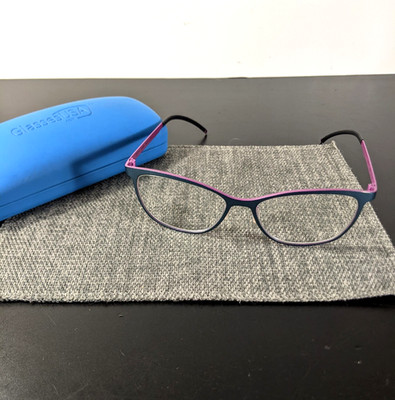 Orgreen SIGMA 862 Pink Blue Titanium Eyeglasses Frame (54-15-140)