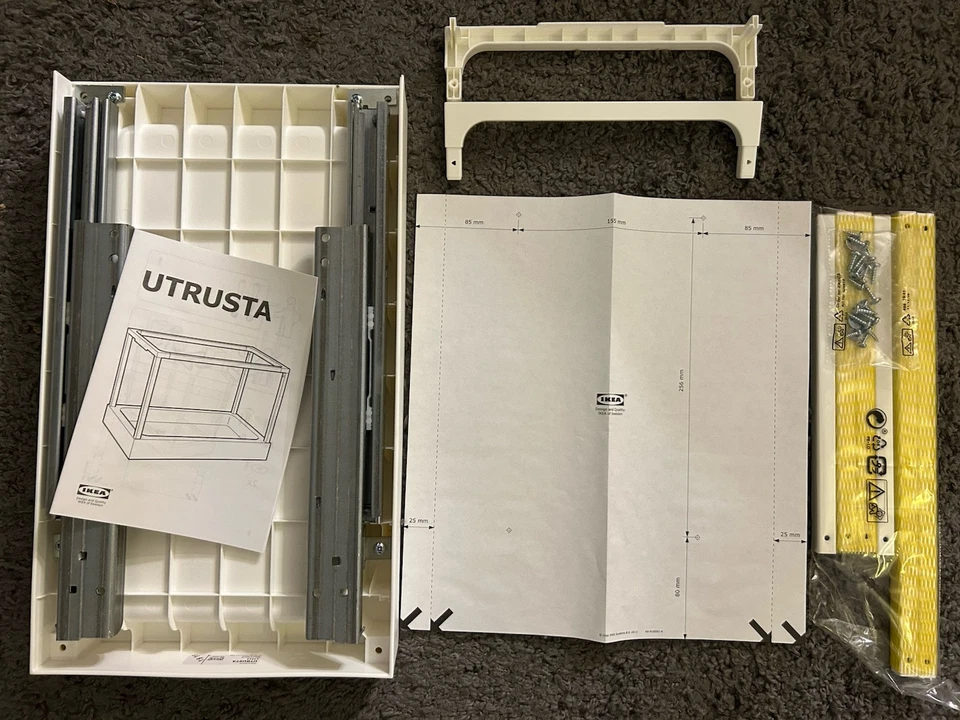 Cajón extraíble para bote de basura blanco IKEA nuevo Foto 4 de 4