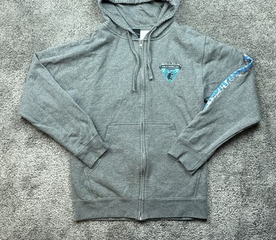 Jurassic World Hoodie Mens Small Isla Nublar Lagoon Zip Up Universal Studios