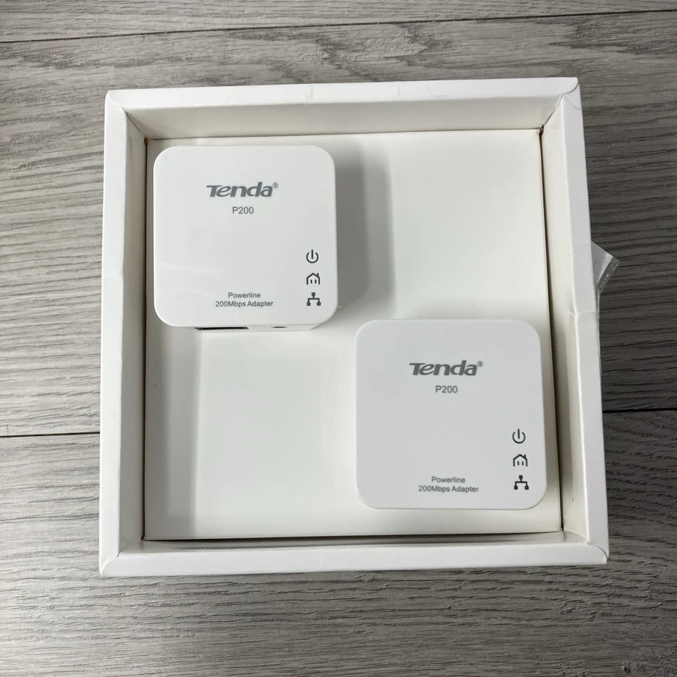 Tenda P200 Powerline Mini Adapter Kit 200Mbps 2 Ports 10/100Mbps 6932849415025 - Image 3 of 4