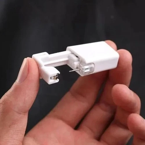 Disposable Ear Piercing Gun Kit White Plastic Piercing Tool for Ears Men Women image 3