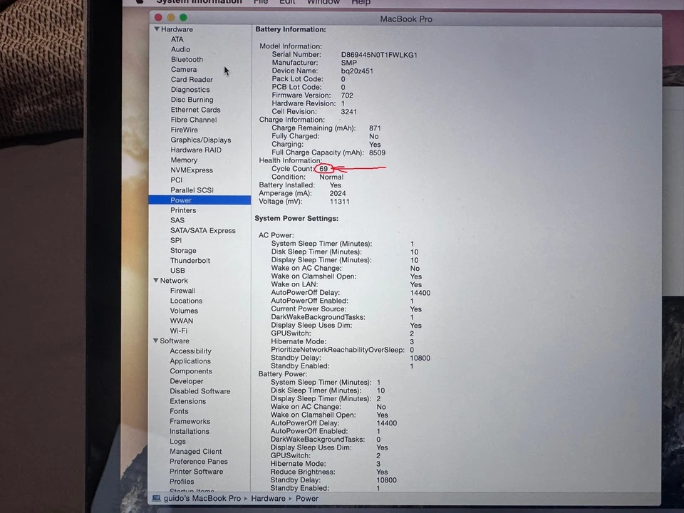 Apple MacBook Pro 15" 2015 · i7 · 16GB · 1TB, foto 3 de 5