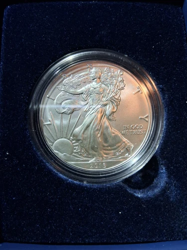 2016 W American Silver Eagle Dollar Uncirculated (BU) with OGP & COA (GV0011)