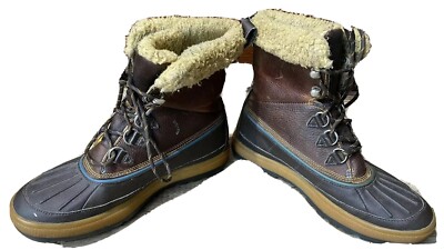 NIKE ACG Woodside Waterproof Brown Duck Boots 2012 Mens Sz 7  display picture 1