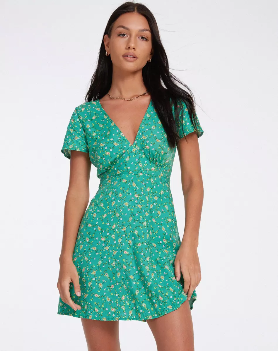 Paisley Mini Dress by bonprix