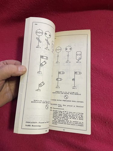 1956 The Pennsylvania Railroad Book of Rules Instructions Train Conductor VG - Picture 4 of 6