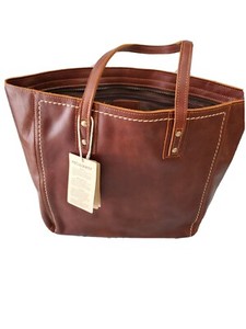 kattee vintage leather tote