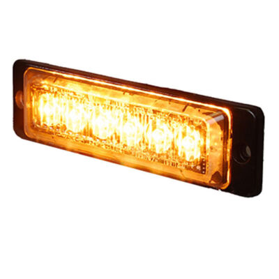 Original Durite 0-441-00 High Intensity 6 LED Amber Light Slimline Strobe 12/24 V