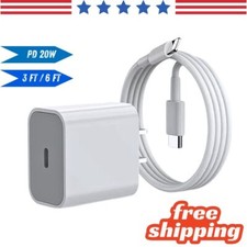 20W Fast Charger Type C Wall Charger For iPhone 14 13 12 11 Pro Max XR XS 8 7 6