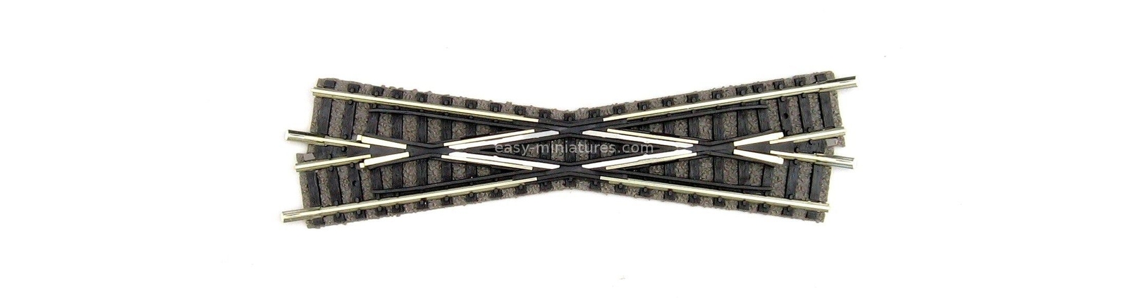 Croisement 15° Fleischmann 9162 échelle N 111 mm pour circuit ferroviaire
