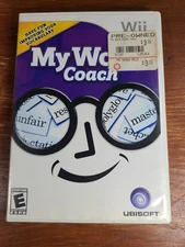 My Word Coach (Nintendo Wii, 2006) Complete w/ Manual CIB Tested + Working