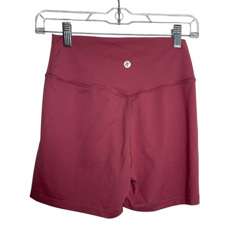 Pantaloncini Aybl donna rosa medio bici atletica pull on fondo attivo tinta unita - Foto 4 di 7