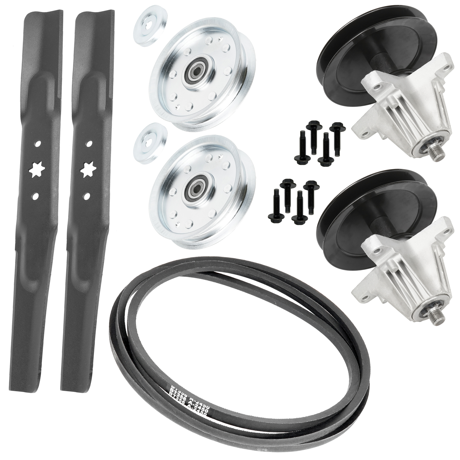 42" Deck Spindle Blade Belt Pulley Kit for Troy Bilt LT4200 2012 2014