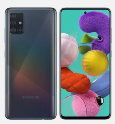 Samsung Galaxy A51 2019 Duos 128GB Unlocked - Prism Crush Black NEW