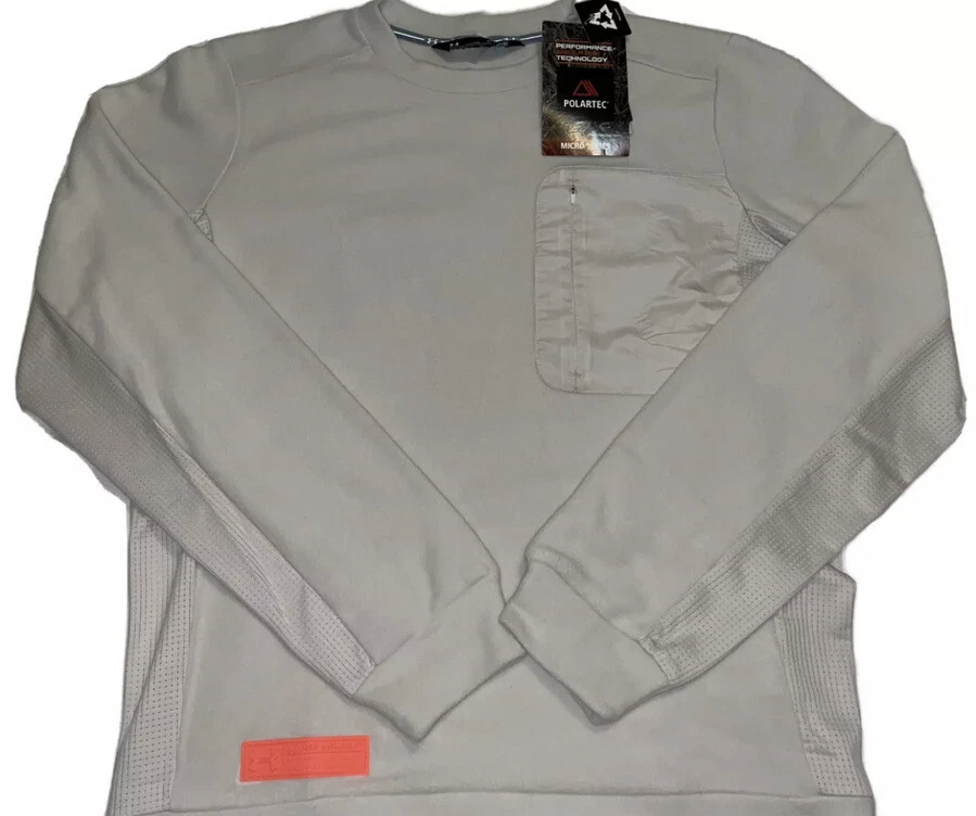 Under Armour Men s UA Trek Polar Fleece Crew Sweatshirt Men s Size L 1355098 110