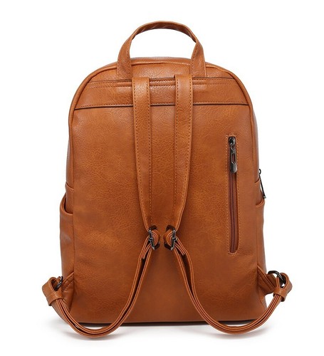 Mochila Boutique Clásica Mujer Imitación Cuero L-Mediana Chuncky Back Bag - Imagen 7 de 17