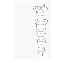 Genuine Lexus Upper Mount 48680-24110