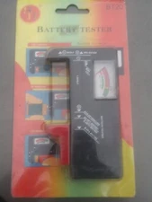 BATTERY TESTER AA/AAA/C/D/9V BUTTON CELL BATTERIES TEST