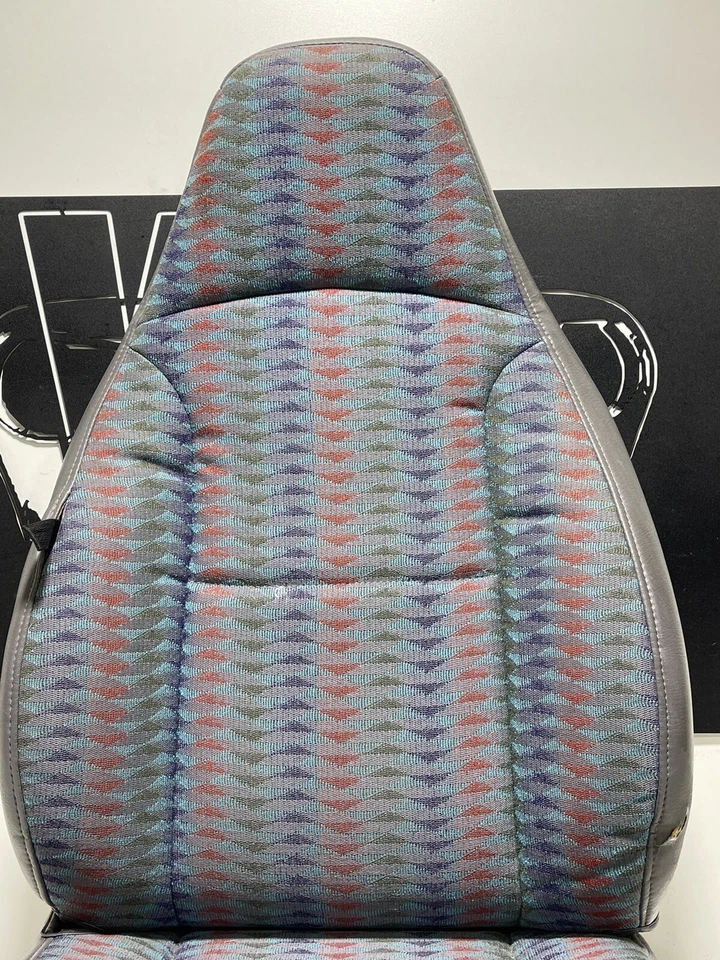 Front Driver Passenger Rear Seats Seat MIST GRAY SET OEM 97-02 Jeep Wrangler TJ - Image 4 of 4