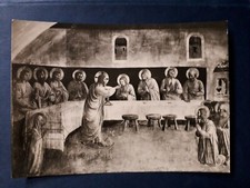 Postcard postcard art card the communion of the Apostles Fra Angelico de Fiesole