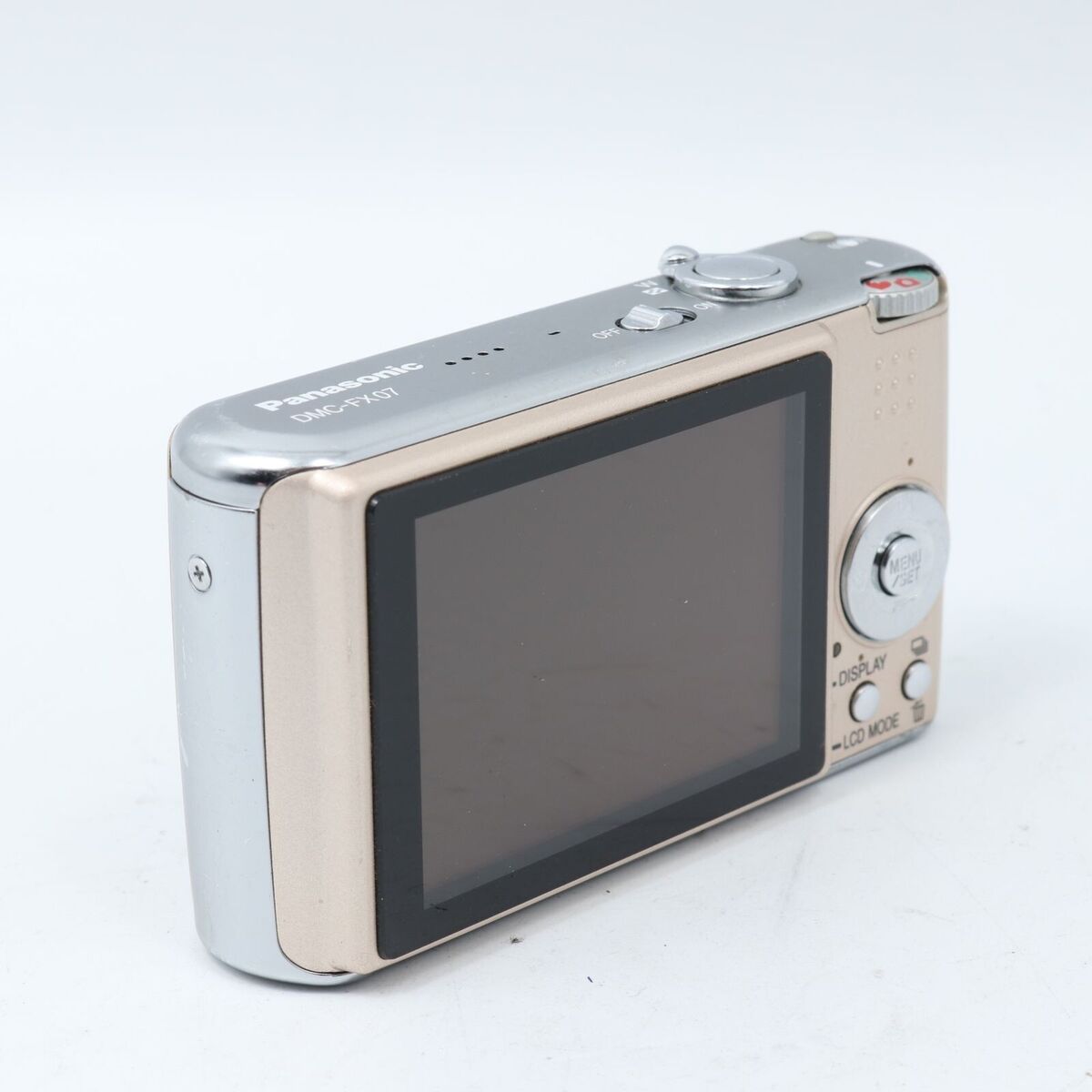 Panasonic Lumix DMC-FX07 Digital Camera gloss gold 7.2MP Panasonic Lumix DMC-FX07 Digital Camera gloss gold 7.2MP
