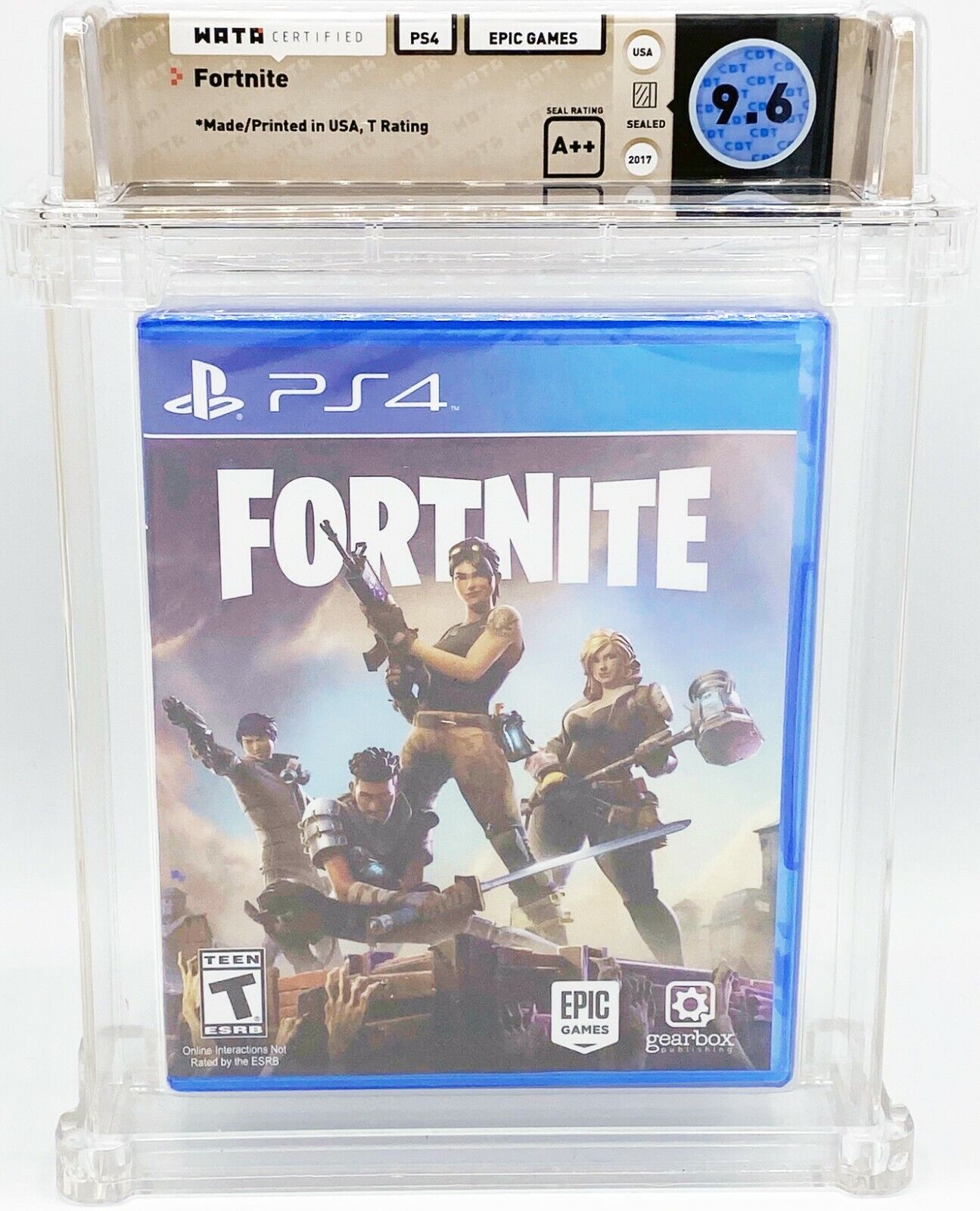 PS4 - FORTNITE - FACTORY SEALED - WATA 9.6 A++ - EPIC...