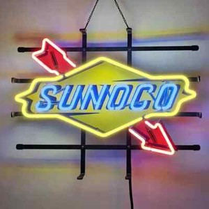Lighted Sunoco Sign | eBay
