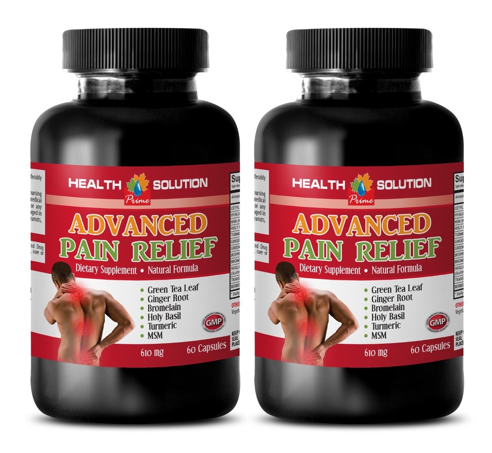 Advanced Stress Relief Vitamins B with MSM - Best Naturals Pain Relief Formula in 1 Bottle for Enhanced Well-being