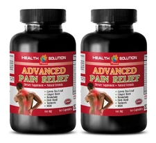 Joint pain supplement - ADVANCED PAIN RELIEF - 2 Bottles - holy basil ginger