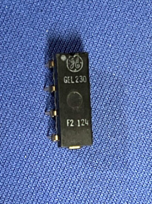 GEL230 GE GEL-230 GEL 230 8-PIN DIP RELAY SOLENOID RARE VINTAGE QTY-1