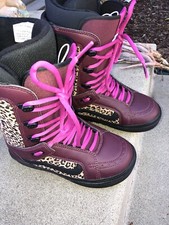 Vans Snowboard Boots - Port Royale/ Leopard (6 Women’s ) Read DETAILS!!