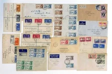 Br Commonwealth GVI First Day Covers, Covers.