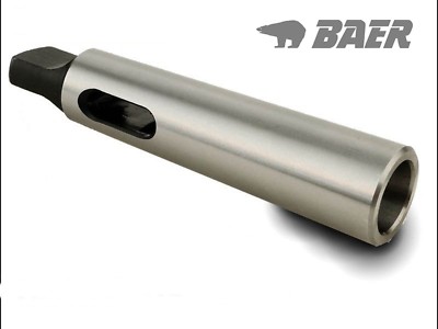 Reduzierhülse Baer Konushülse MK 1 auf MK 0 Morsekegel Adapterhülse Morsekonus