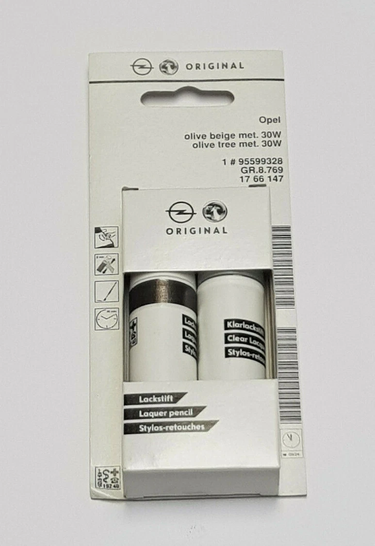 787,50€/1L) Opel Lackstift Olive Beige met. 30W 95599328 Lack  