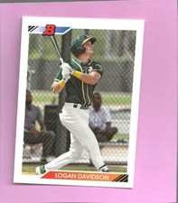 2020 Bowman Heritage Prospects Logan Davidson BHP-88 Oakland Athletics