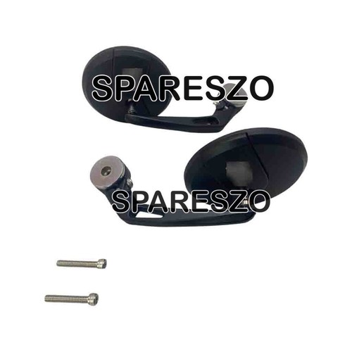 "BAR END MIRROR, BLACK" FIT FOR ROYAL ENFIELD SHOTGUN 650 & BEAR 650 - Picture 12 of 18