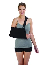 Procare Arm Sling Hook and Loop Closure Black Cotton / Polyester X-Large