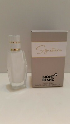 MONT BLANC Signature Eau De Parfum Travel Spray 1 oz / 30 ml New In Box
