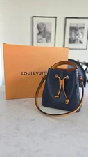 Louis Vuitton Neo Noe BB Epi Leather Indigo Safran (with Box, Dustbag, Receipt)