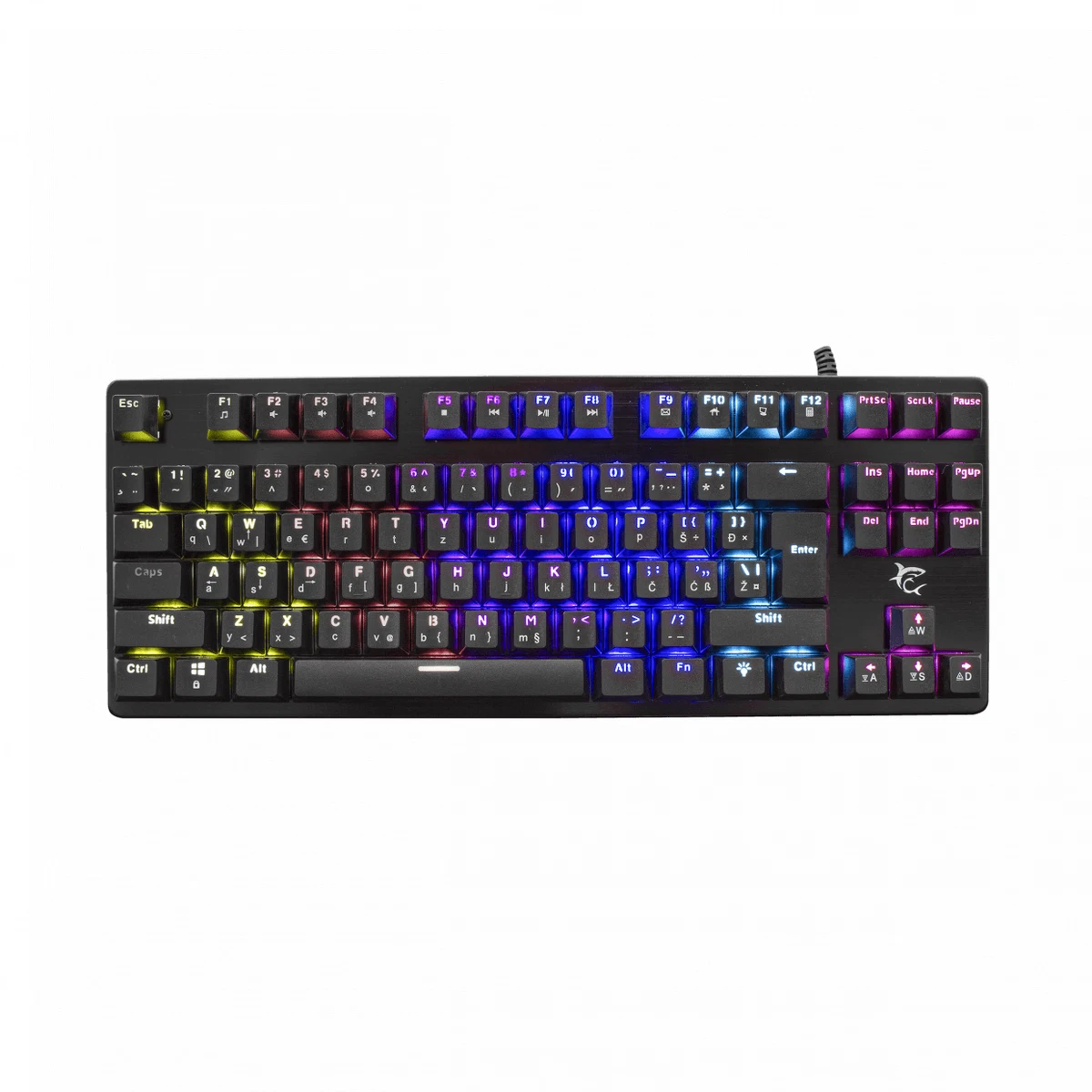 White Shark Spartan RGB Mechanical Gaming Keyboard 80 Tenkeyless