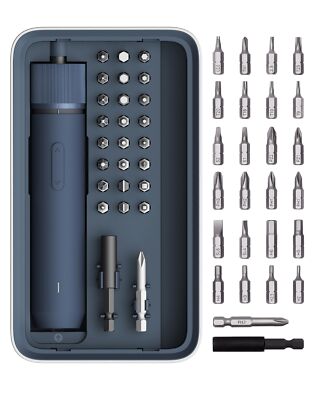 Electric Screwdriver Kit 25-Piece Cordless 3.6V Rechargeable LED Light Repairs