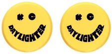 Kc Hilites 6 Round Yellow Snapon Hard Fog Driving Light Stone Cover Daylighters