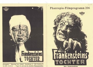 FrankensteinsTochter Phantopia Filmprogramm 206 1958