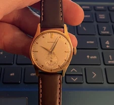 Vintage LORD ELGIN Solid 14K Gold Men’s WATCH Chevrolet Shockmaster 1931-1957